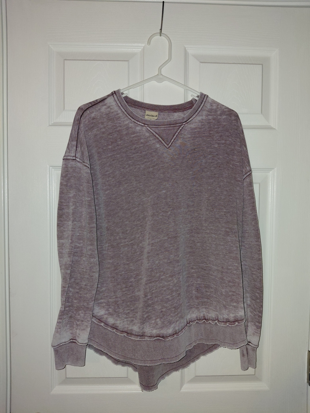 Washed Mauve Crewneck Sweatshirt